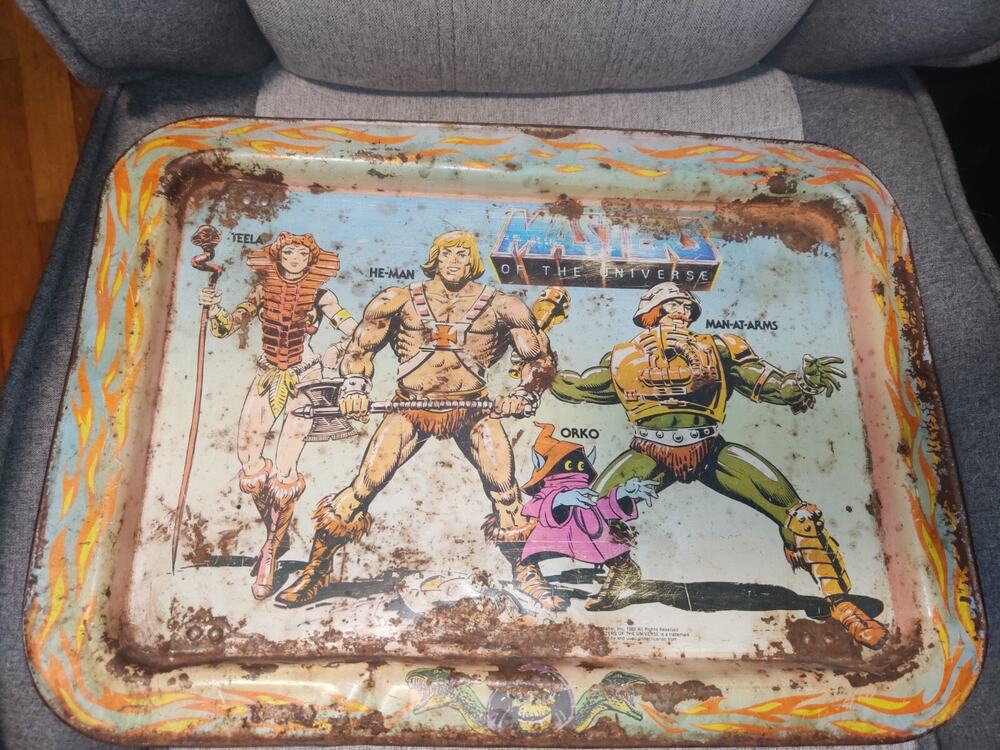 Vintage He-Man Mattel Masters of the Universe TV Tray 1982